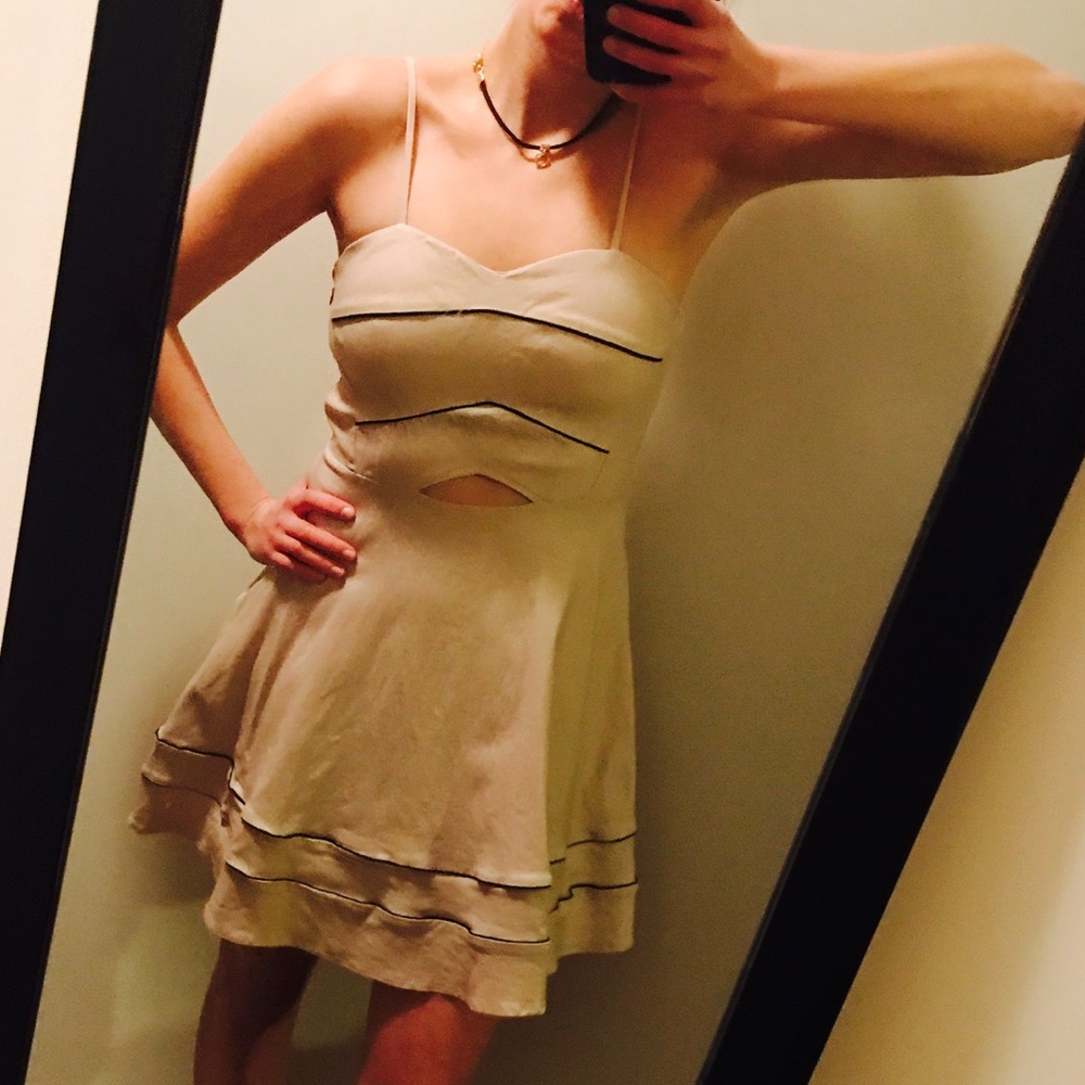 POINT Cutout Fit & Flare Dress - Picture 8 of 8